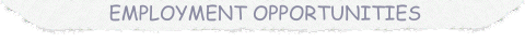 Employment Opportunities